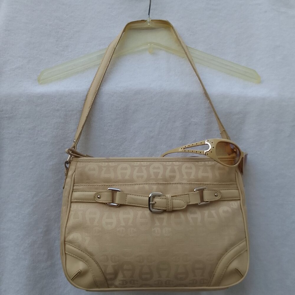 Bundle Etienne Aigner Satchel & Matching Nice Sun… - image 3